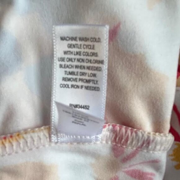 Comfort Code by Cuddl Duds Womens Cardigan & Tank‎ Set Tropical Floral NEW - Picture 8 of 12